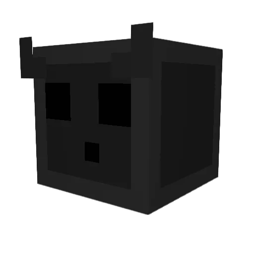 Jelly_BLOB Minecraft avatar head, 3D render