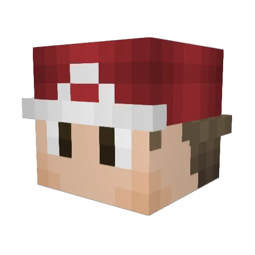 Jelly__Donut Minecraft avatar head, 3D render