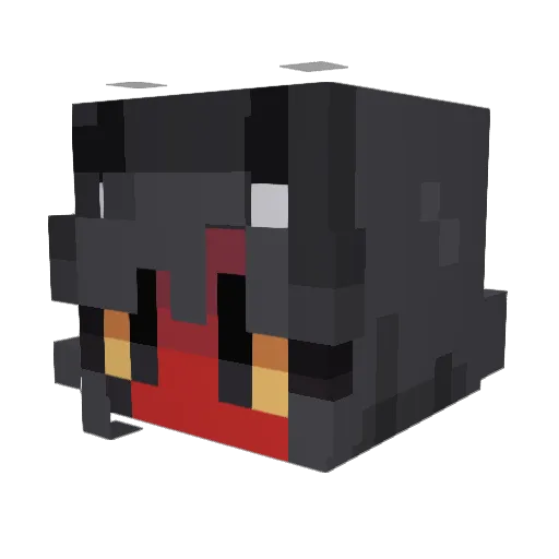Jellyjeph Minecraft avatar head, 3D render