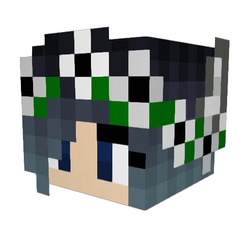Jellyybean1415 Minecraft avatar head, 3D render