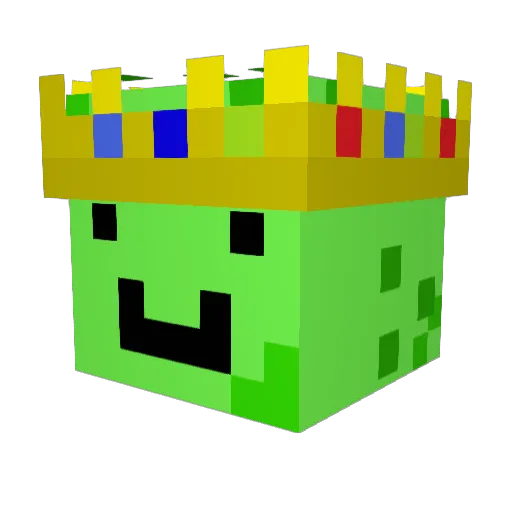 JeluX_ Minecraft avatar head, 3D render