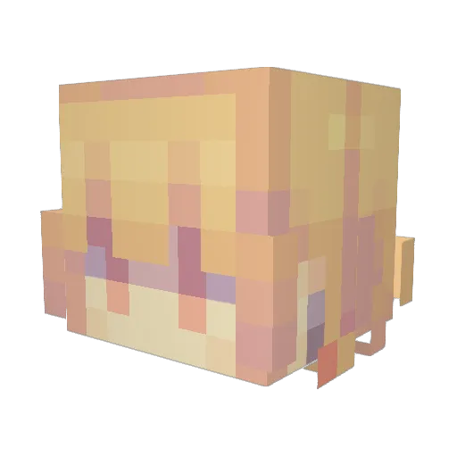 JemIncin Minecraft avatar head, 3D render