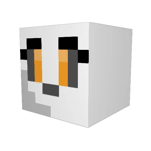 JemRosie Minecraft avatar head, 3D render