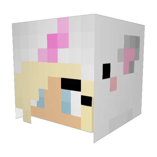JemSkye Minecraft avatar head, 3D render