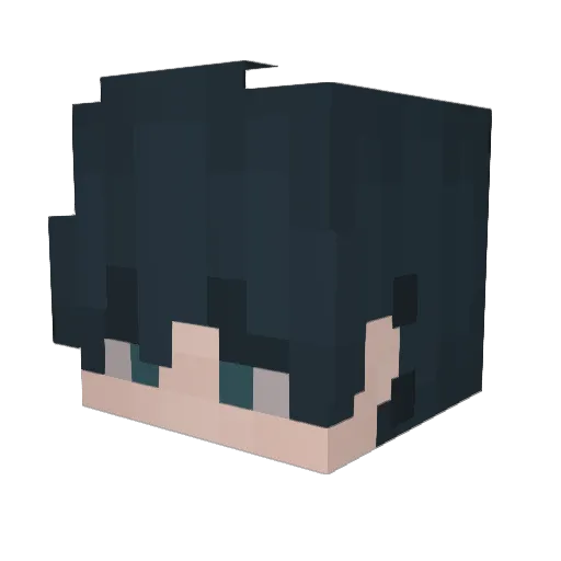 JemZ_CR Minecraft avatar head, 3D render