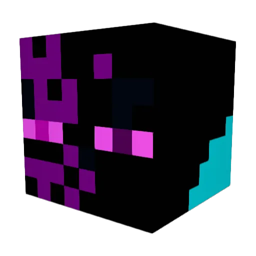 Jemand1 Minecraft avatar head, 3D render