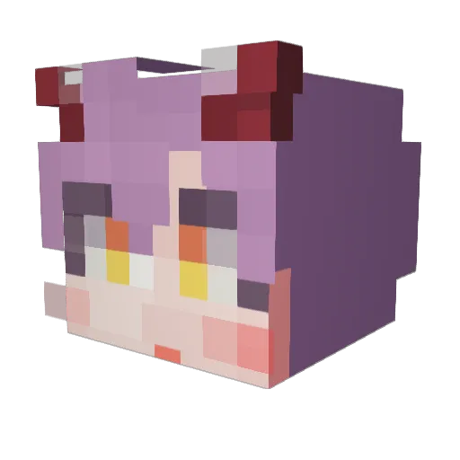 Jemge Minecraft avatar head, 3D render
