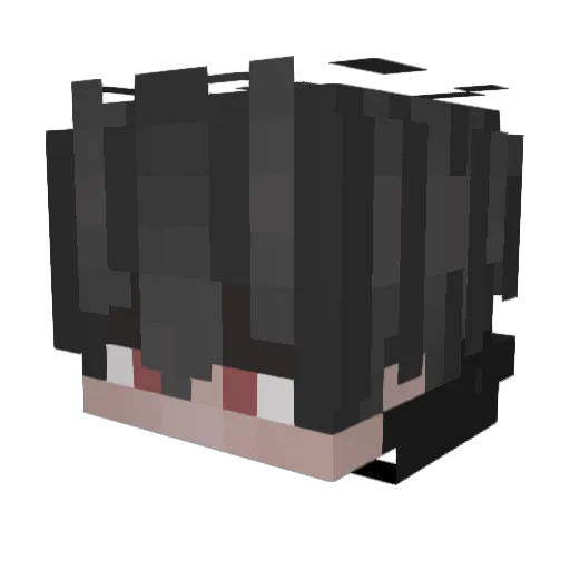 JemiBoy Minecraft avatar head, 3D render