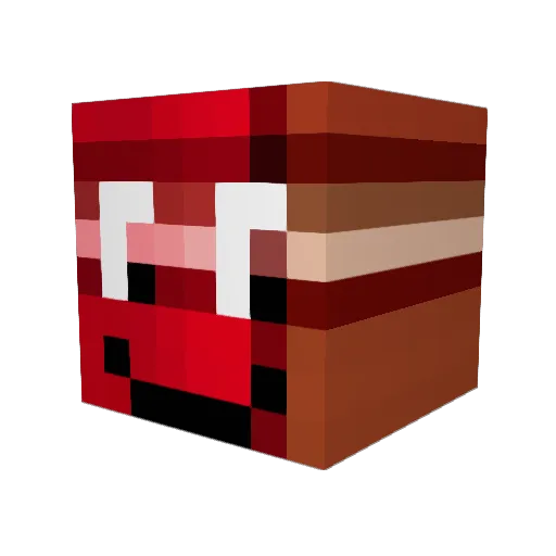 Jemoeder42069 Minecraft avatar head, 3D render