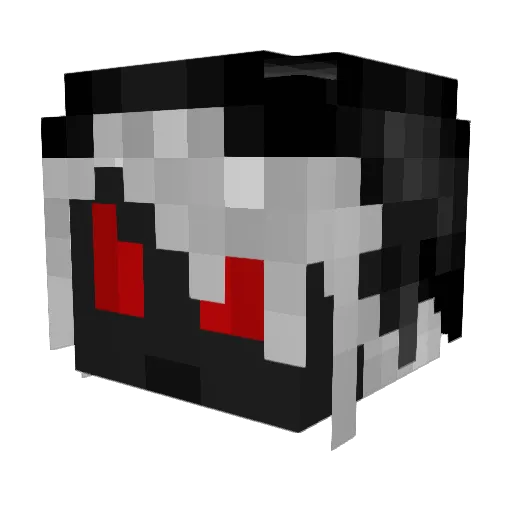 JempGamer Minecraft avatar head, 3D render