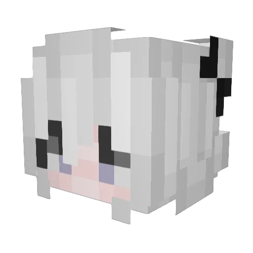 Jemv Minecraft avatar head, 3D render