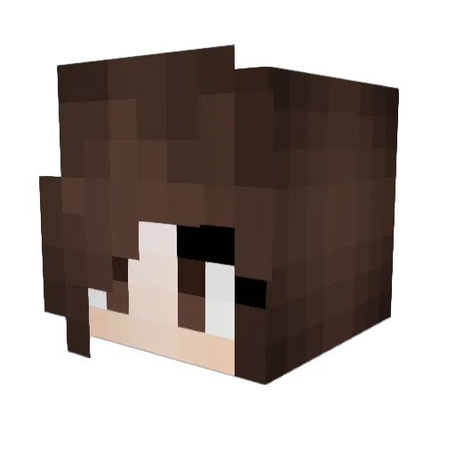 JenDoodles Minecraft avatar head, 3D render