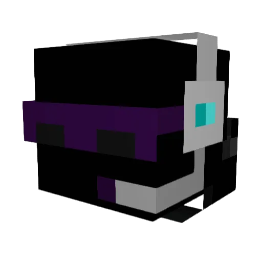 JenEye42 Minecraft avatar head, 3D render