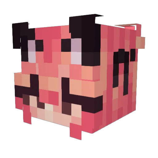 JenHatesSpinach Minecraft avatar head, 3D render