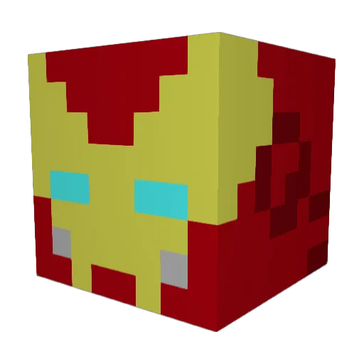 JenJen1988 Minecraft avatar head, 3D render