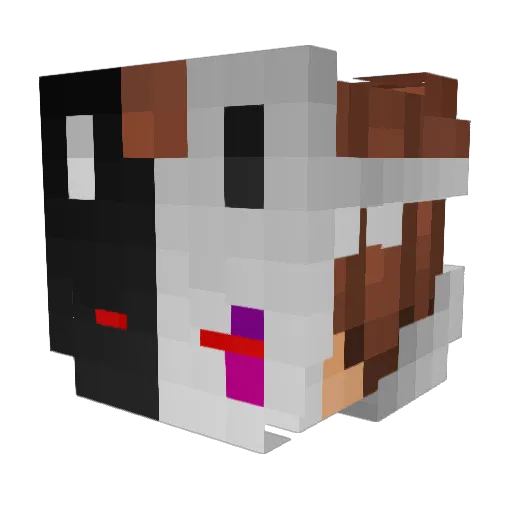 JenRsound Minecraft avatar head, 3D render