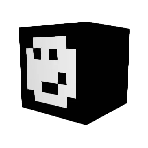 JenaDK_ Minecraft avatar head, 3D render