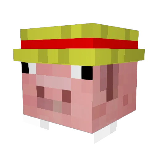Jendasko Minecraft avatar head, 3D render