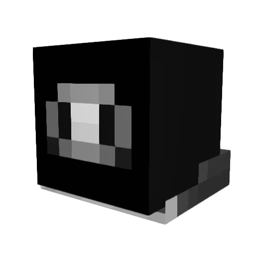 JenghisKhan Minecraft avatar head, 3D render