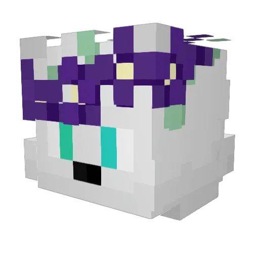 Minecraft-Avatar von Jeniks1018: Kopf als 3D-Render