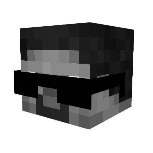 Jenkar Minecraft avatar head, 3D render
