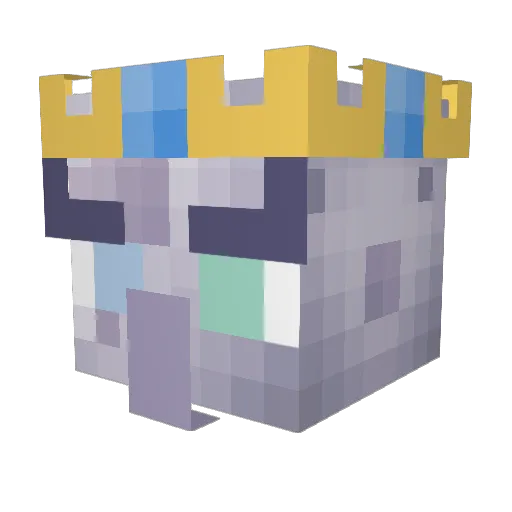 Jenna2011 Minecraft avatar head, 3D render