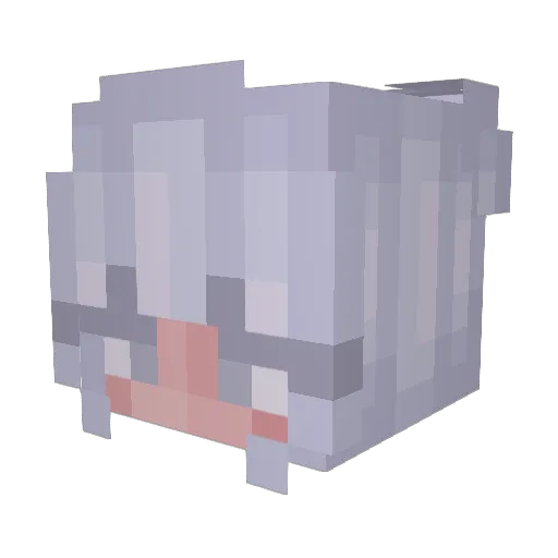 JennaGucci Minecraft avatar head, 3D render