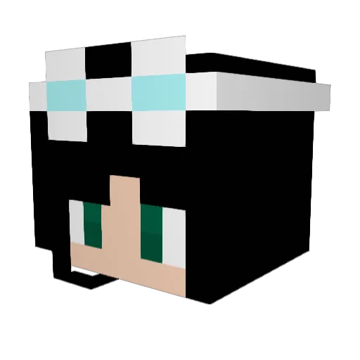 Jenna_Mae37 Minecraft avatar head, 3D render