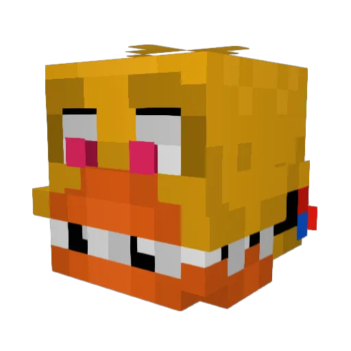 Jenna_Talls Minecraft avatar head, 3D render