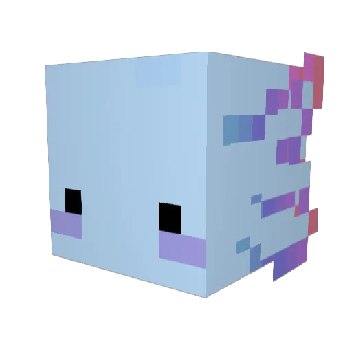 JenneBro Minecraft avatar head, 3D render
