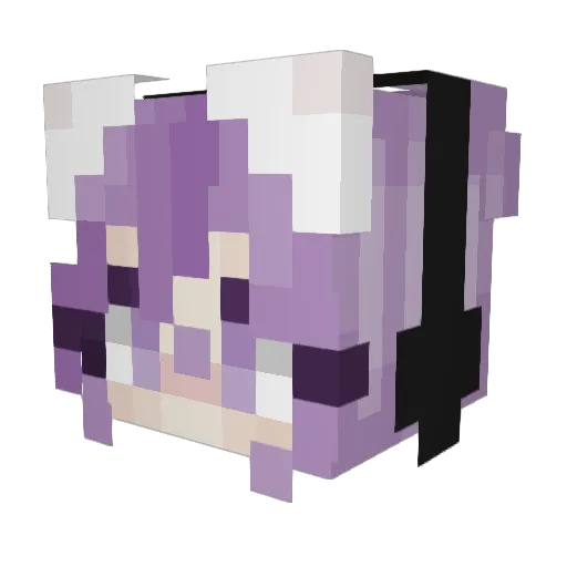 Jennifer060903 Minecraft avatar head, 3D render