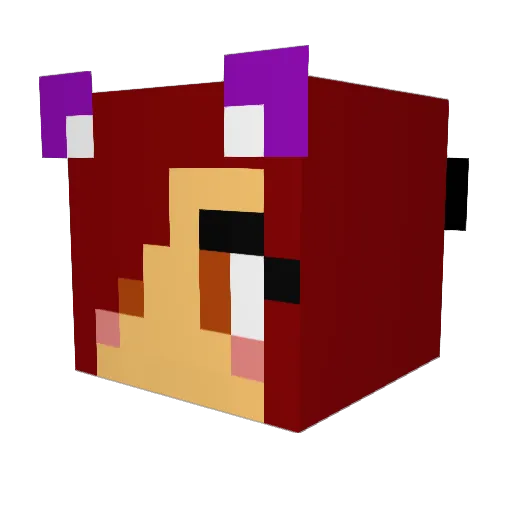 Jennifer_Cassidy Minecraft avatar head, 3D render