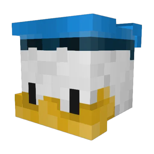 JennyTheFrog Minecraft avatar head, 3D render
