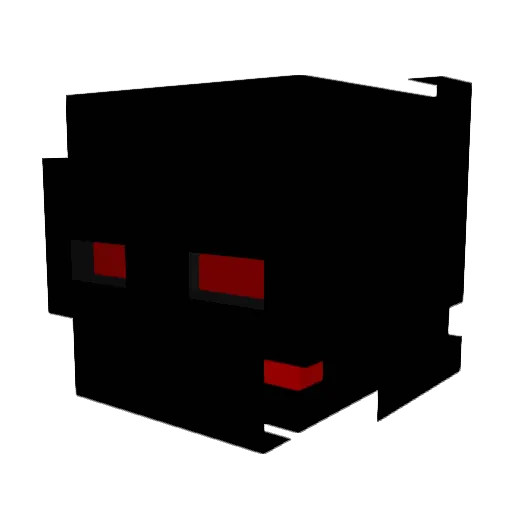 Jennzo Minecraft avatar head, 3D render
