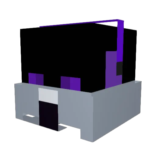 Jenp9k Minecraft avatar head, 3D render