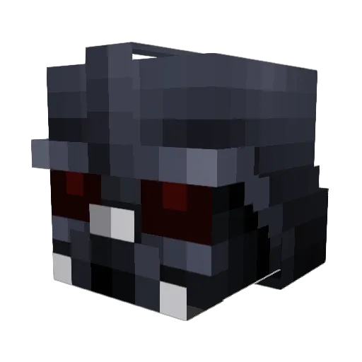 Jenpike Minecraft avatar head, 3D render