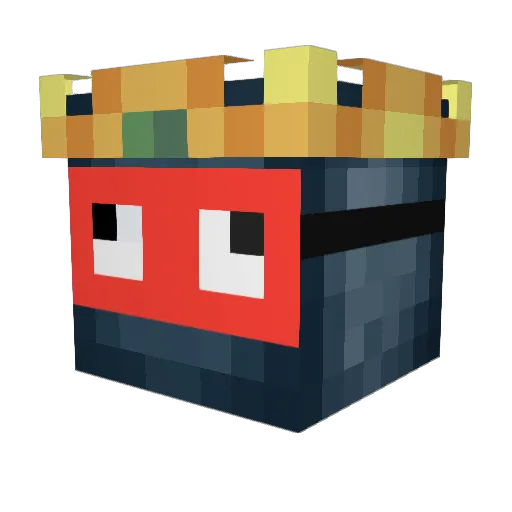 JensNoir Minecraft avatar head, 3D render