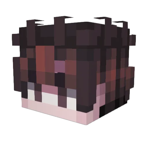 JensYDE Minecraft avatar head, 3D render