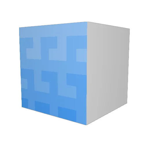 JensonJS Minecraft avatar head, 3D render