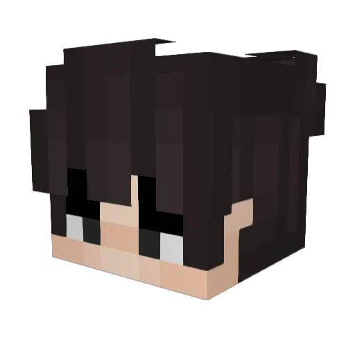 JeoCookie Minecraft avatar head, 3D render