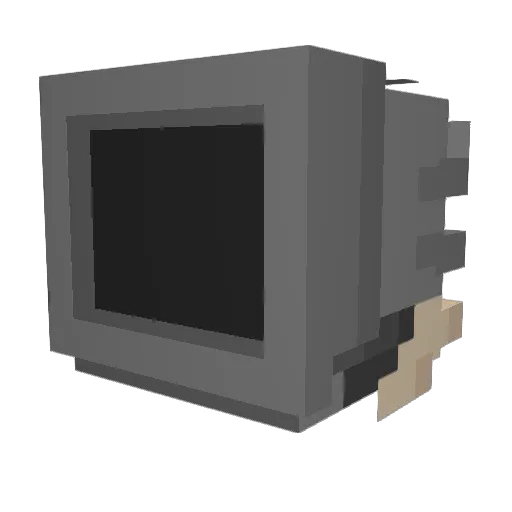 Jeode Minecraft avatar head, 3D render