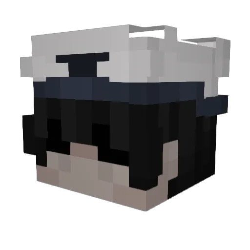 JeongHaYeon_SSS Minecraft avatar head, 3D render