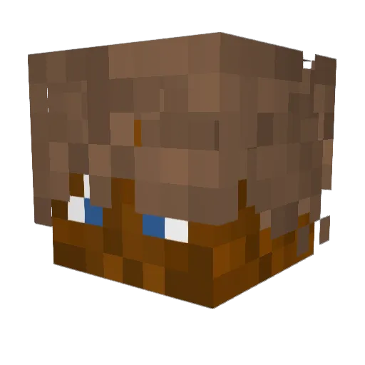 Jeppe1074 Minecraft avatar head, 3D render