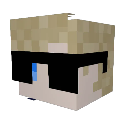 Jeppe2107 Minecraft avatar head, 3D render