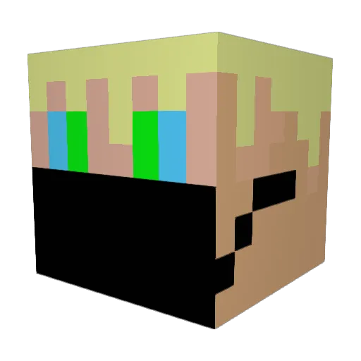 JeppernIsCool Minecraft avatar head, 3D render