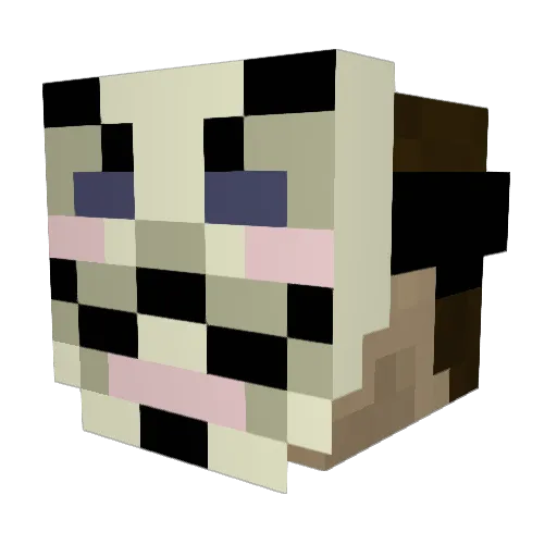Jepsnyz Minecraft avatar head, 3D render