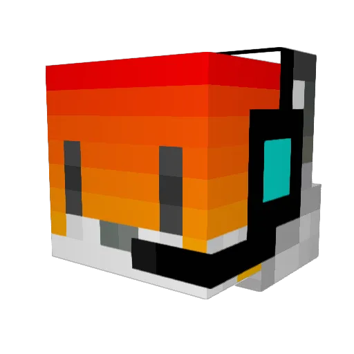 JerHak Minecraft avatar head, 3D render