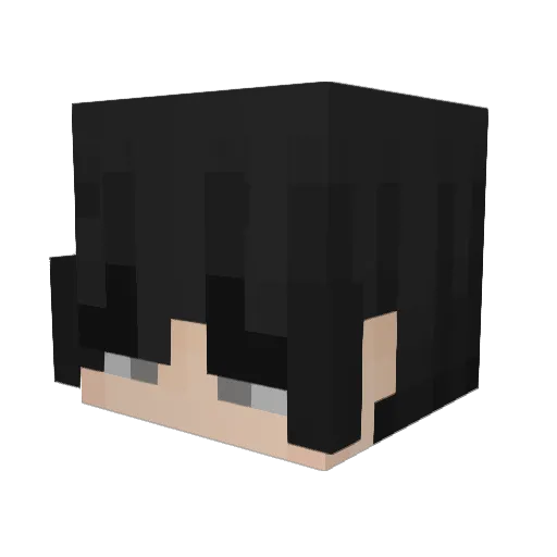 Jerack_ Minecraft avatar head, 3D render