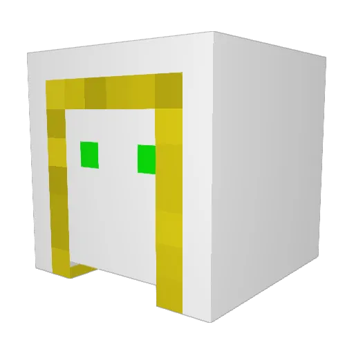 Jerboa_ Minecraft avatar head, 3D render