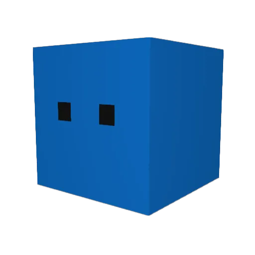 JereJeff Minecraft avatar head, 3D render